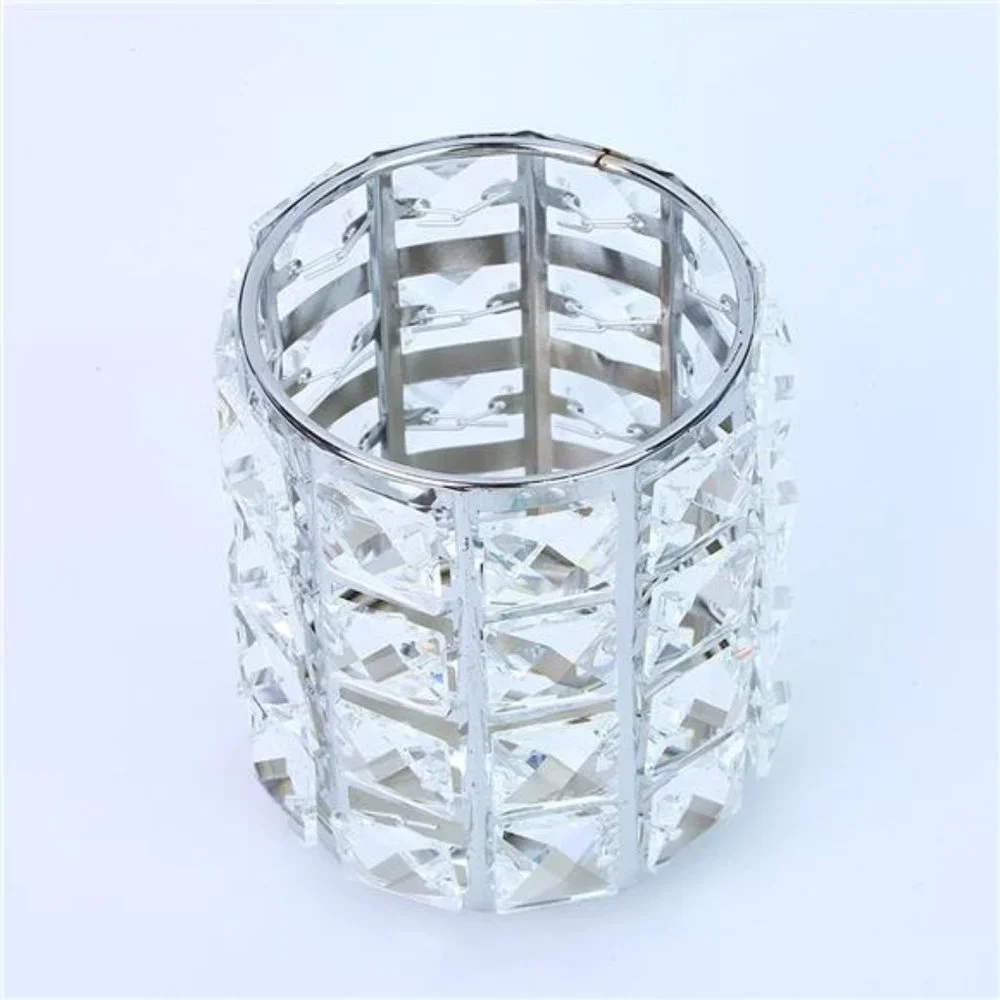 💜 Makeup Brush Holder 🌺Organizer Crystal Bling Comb Storage Box Container 🌹